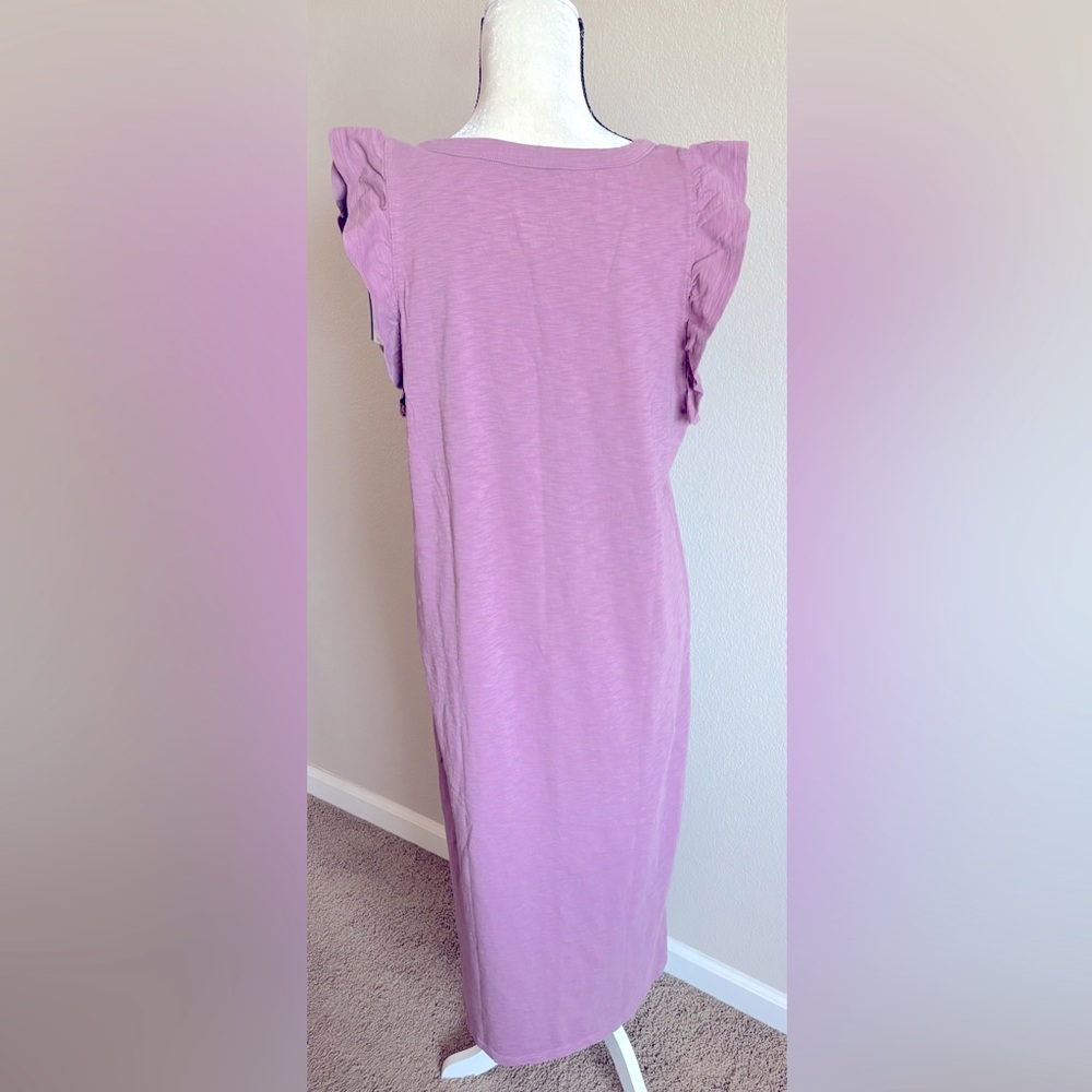 NWT Universal Thread Mauve Ruffle Sleeve Dress - Picture 3 of 7